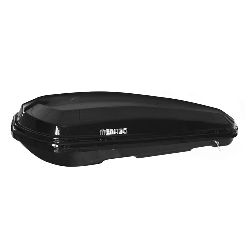 Μπαγκαζιέρα οροφής Menabo Diamond 450 Duo μαύρη γυαλιστερή