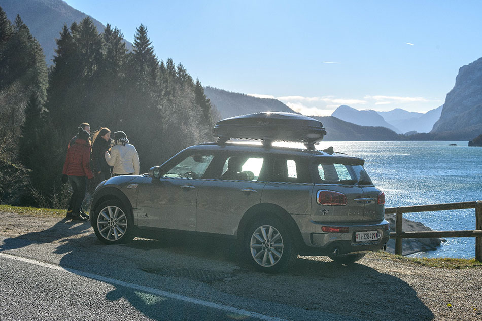 Μπαγκαζιέρα οροφής Menabo Diamond 450 Duo μαύρη γυαλιστερή