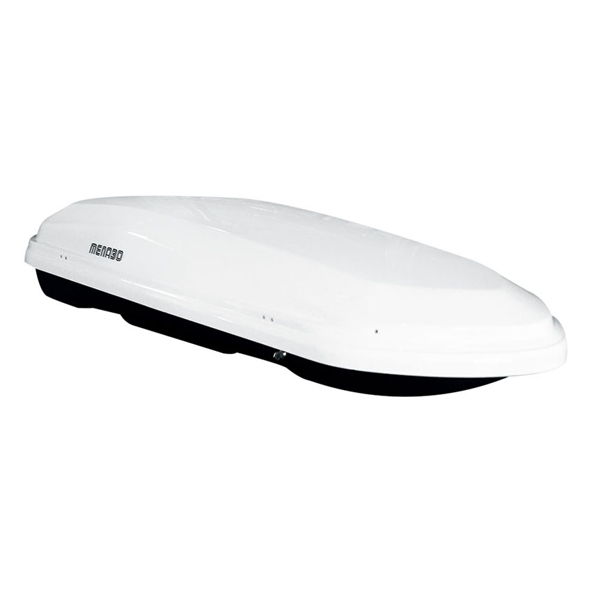 Μπαγκαζιέρα οροφής Menabo Diamond 450 λευκή γυαλιστερή