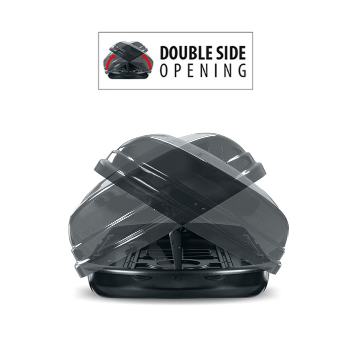 Μπαγκαζιέρα οροφής Menabo Mania 460 Duo μαύρη