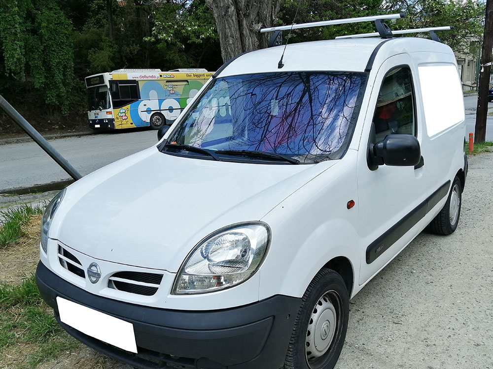 Μπάρες οροφής αλουμινίου HAKR για Renault Kangoo I/ΙΙ (Fixed points)