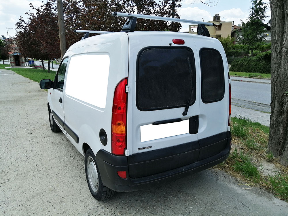Μπάρες οροφής αλουμινίου HAKR για Renault Kangoo I/ΙΙ (Fixed points)