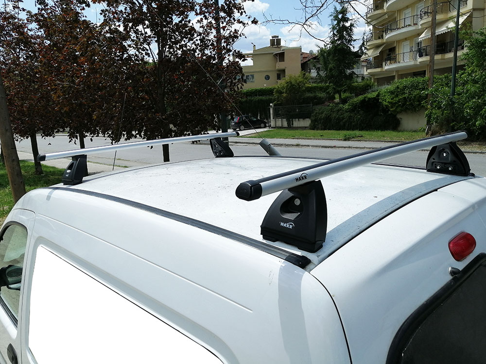 Μπάρες οροφής αλουμινίου HAKR για Renault Kangoo I/ΙΙ (Fixed points)