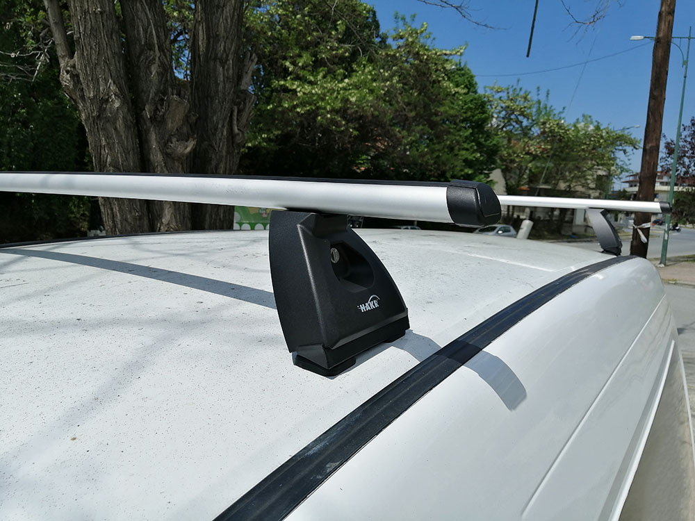 Μπάρες οροφής αλουμινίου HAKR για Renault Kangoo I/ΙΙ (Fixed points)