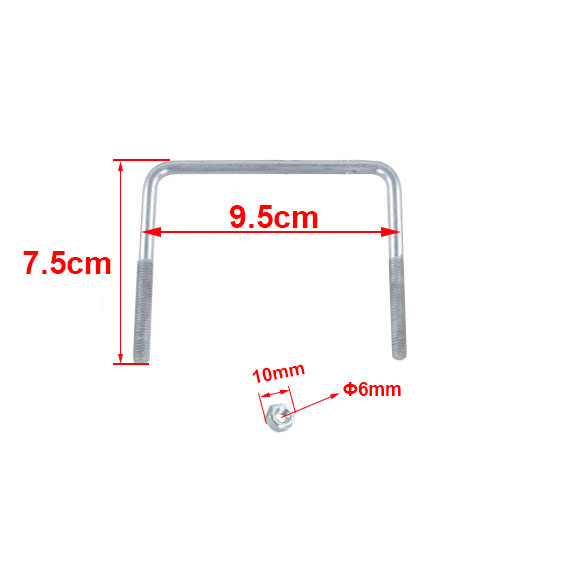 Σφιγκτήρες στήριξης μπαγκαζιέρας HAKR 4τμχ