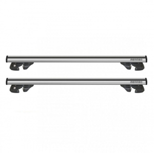 Μπάρες οροφής ασημί Menabo Jackson XL για Ford (Raised Rails)