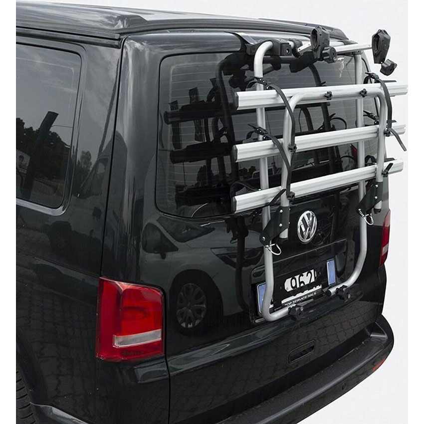 Βάση ποδηλάτων πορτ μπαγκάζ Menabo SHADOW για VW Transporter T6 (3 ποδηλάτων ή Fat Bikes)