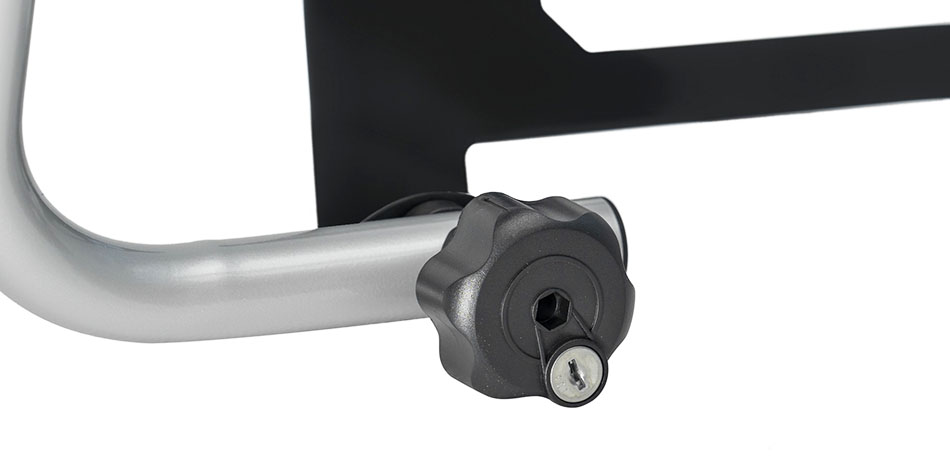 Βάση ποδηλάτων πορτ μπαγκάζ Menabo SHADOW για VW Transporter T5 (3 ποδηλάτων ή Fat Bikes)