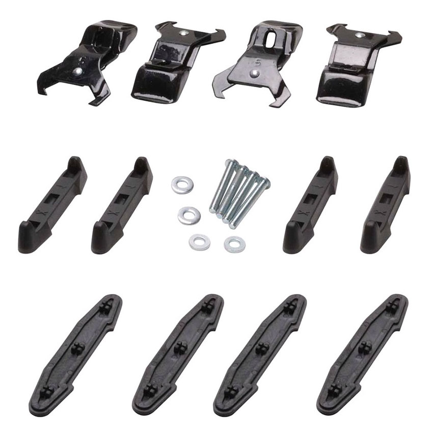 Μπάρες οροφής μαύρες MENABO Tema για Fiat Doblο Restyling (Fixed points)