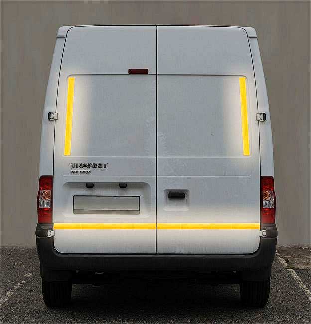 Αυτοκόλλητη αντανακλαστική κίτρινη ταινία 5m x 5cm