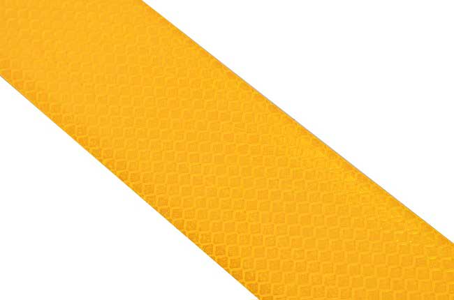 Αυτοκόλλητη αντανακλαστική κίτρινη ταινία 5m x 5cm