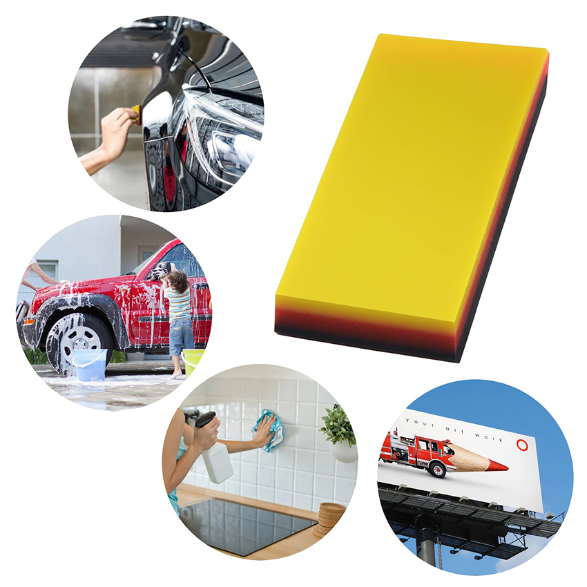 Μάκτρο PPF Rubber Squeegee 4'' διπλής όψης