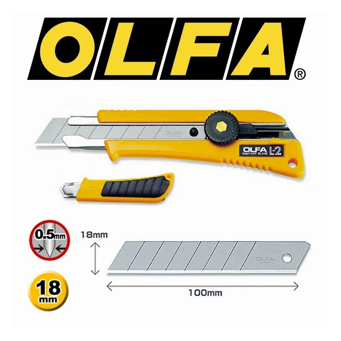 Φαλτσέτα Olfa L-2 18mm