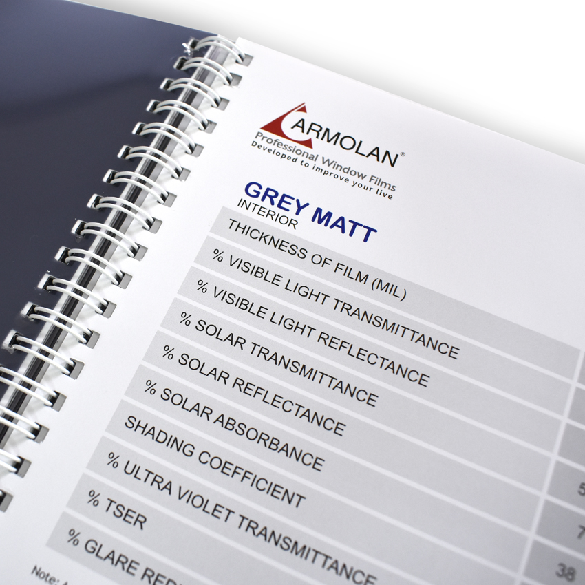 Δειγματολόγιο Armolan® για μεμβράνες κτηρίου