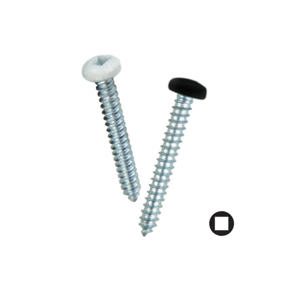 Λαμαρινόβιδα γαλβανιζέ τετράγωνη μαύρη FFGroup CR3 DIN 7981 M4.2x13 (1τμχ)