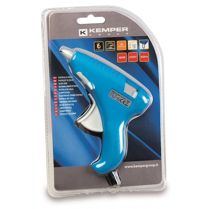 Πιστόλι θερμοκόλλησης ηλεκτρικό 10W Kemper