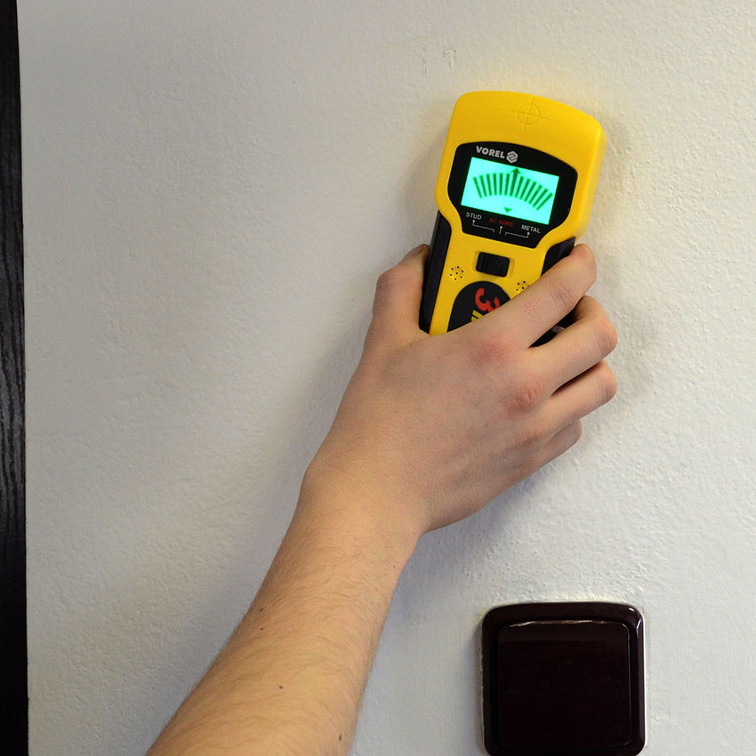 Ανιχνευτής μετάλλων και καλωδίων Vorel 3 σε 1