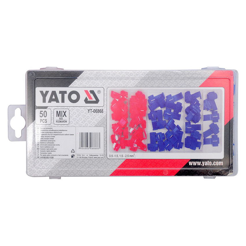 Κλιπς ένωσης καλωδίων 0,5-1,5mm² / 1,5-2,5mm² 50τμχ