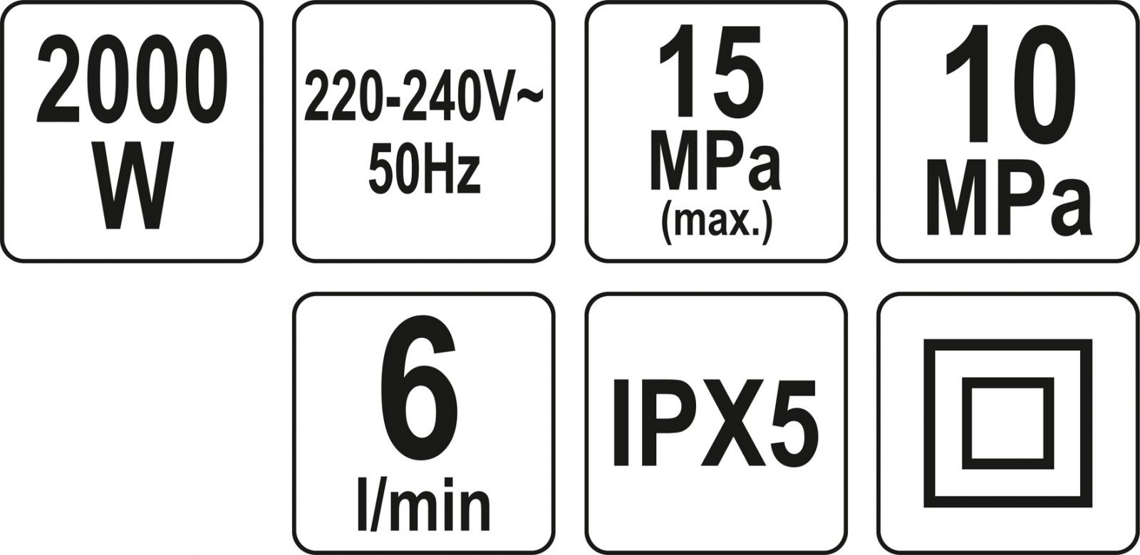 Πλυστικό ρεύματος Yato 2000W 150Bar